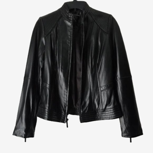 G.I.L.I. Jackets & Blazers - NWOT G.I.L.I. Women's Black Leather Jacket